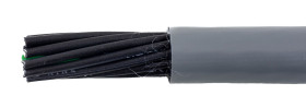 Control Cable liczba żył 18 0,78 mm² Nieekranowany Alpha Wire średnica zew 9.75mm Szary