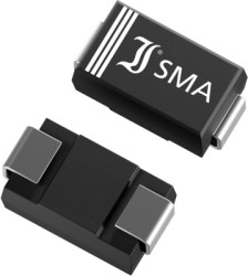 SMD TVS diode, unidirectional, 400 W, 24 V, DO-214AC/SMA, Diotec Semiconductors P4SMAJ24A