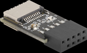 67175 USB 2.0 mullion socket to internal Key A socket