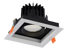 Oprawa wpuszczana CL DIA LED 18W, 3000K WHITE/BLACK 8722 Nowodvorski