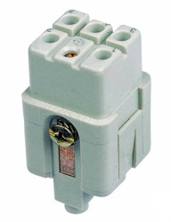Socket contact insert, H-A 3, 5 pole, crimp connection, T2080052201-000
