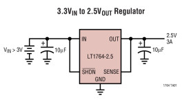 3A, Fast Transient Response, Low Noise, LDO Regulators