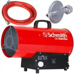 Nagrzewnica gazowa dmuchawa 20kW regulator i wąż 1,5m w zestawie Schmith