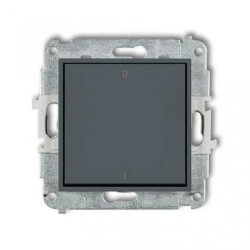 ICON Mechanizm łącznika dwubiegunowego grafitowy mat 28IWP-9