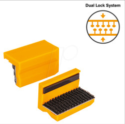 9-900-K50-KSTP Soft jaws with hook-and-loop, plastic prisms, 50 mm, 1 pair