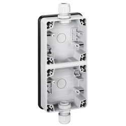 Puszki elektroinstalacyjne, l. ścieżek: 2, materiał: Termoplastyczny