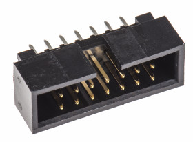 Wtyk PCB 14-pinowe raster: 2.54mm 2-rzędowe Molex Przewlekany 2.5A 250.0 V.