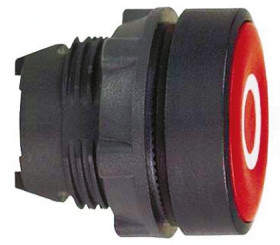 Łeb przycisku, Ø 28.5 mm, IP66, IP67, IP69K, kolor: Czerwony Sprężyna powrotna, Schneider Electric, Harmony 22 mm