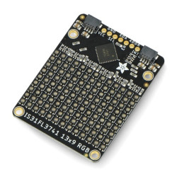 RGB LED Matrix Driver - moduł z matrycą LED RGB 117 diod - IS31FL3741 - STEMMA QT / Qwiic - Adafruit 5201