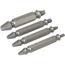 Faithfull CT10-004A Screw Extractor Set 4 Piece