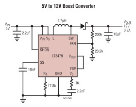 3A, Full Featured DC/DC Converter with Soft-Start and Inrush Current Protection