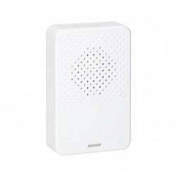 Dzwonek elektroniczny jednotonowy LARK MAXI AC, 230V, śnieżno biały OR-DP-MR-161/PW
