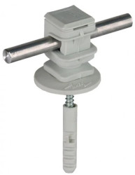 Wspornik DEHNsnap wys. 16 mm, szary 204120