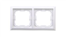 Kos66 Ramka Podwójna Biała 660482