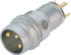 Złącze wielostykowe przemysłowe 3-pinowe M8, panelowe Gniazdo binder