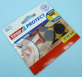 PODKŁADKI FILCOWE 22mm BRĄZOWE 12-SZT