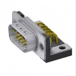 Deltron Connectors DTS 09 PYC M63UN Złącze męskie D-Sub, rzędy: 2, styki: 9, 90 °, 1 szt.