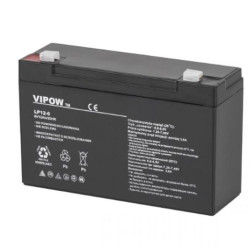Akumulator AGM 6V/12Ah VIPOW BAT0201