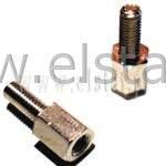 UM5 08A tulejka dystans. metal calowa + gwint M3