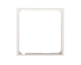 Berker/B.Kwadrat Pierścień oddzieląjacy do płytki centralnej śnieżnobiały połysk 11098989