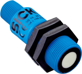 Czujnik zbliżeniowy M18 Ultradźwiękowy 30 mm SICK Wpuszczany 20 → 30 V długość 52.7mm Gwintowany