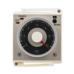 Timer Relay Montaż na panelu 24V dc DPDT 2-stykowy RS PRO DPDT 0.1 s → 300h Wielofunkcyjne funkcyjny