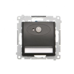 Simon 54 Oprawa oświetleniowa LED biały z czujnikiem 14 V DC 064 W białe zimne 5900K czarny mat wym zasilacz 14V DOSC14A.01/49