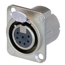 Neutrik 7 Pole NC7FD-LX Panel Socket