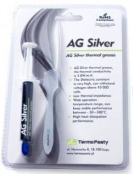Pasta termoprzewodząca AG Silver 3,8W/mK 3g