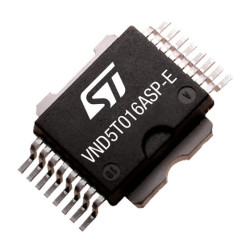 VND5T016ASPTR-E Double channel high-side driver with analog current-sense for 24V automotive applications