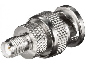 Gniazdo SMA Wtyk BNC z pozłacanymi stykami, dla kabla RG 174/U