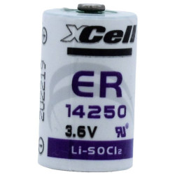 XCell ER14250 Battery 1/2 AA Lithium 3.6V 1200mAh For Electronics