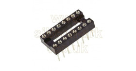 IC Socket 16 pin DIL narrow turned pin (W30516TTRC) - Winslow Adaptics