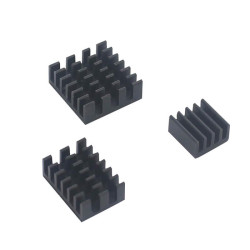 Cytron Raspberry PI 4 Heatsink Set (3pcs) Black