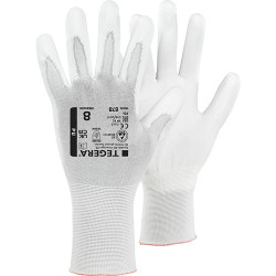 Rękawice robocze rozmiar: 9 materiał: Nylon zastosowanie: Zabezpieczenie antyelektrostatyczne