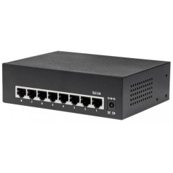 Gigabit Switch 8x 1000Mbps RJ45 PoE/PoE+ 60W VLAN 561204
