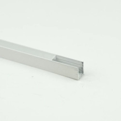 Profil NW02 natynkowy biały + klosz mrożony 2m