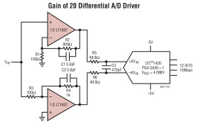 325MHz, Dual, Rail-to-Rail Input and Output, Low Distortion, Low Noise Precision Op Amps