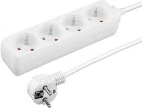 Listwa antyprzepiÄciowa 4 gniazda 1,5m biaĹa