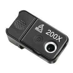 Mikroskop mobilny 200x z oświetleniem LED,soczewką makro,manualnym ustawieniem ostrości,filtrem CPL,o wysokiej powiększeniu,prze