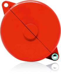 Blokada Blokada zasuwy RS PRO rozmiar mocowania 127mm Czerwony zamki: 1