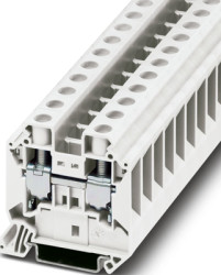 Through terminal block, screw connection, 1.5-25 mm², 76 A, 8 kV, white, 1179676