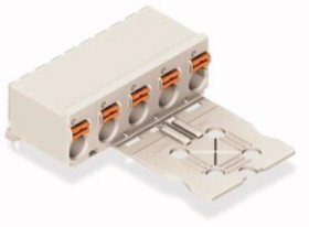 Gniazdo picoMAXeCOM raster 7,5mm 2-biegunowe z kątowymi pinami lutowniczymi z płytką 2092-3352 /100szt./