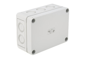 Puszka elektroinstalacyjna ścienna Poliwęglan 130 x 94 x 57mm Szary IP66 liczba otworów 10 Günther Spelsberg