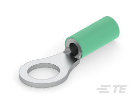 Zacisk oczkowy Ø , 8, M5 nieizolowany Zielony TE Connectivity