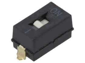 Przełącznik DIP-SWITCH Ilość sekcji 1 ON-OFF 0,025A/24VDC A6SN1101