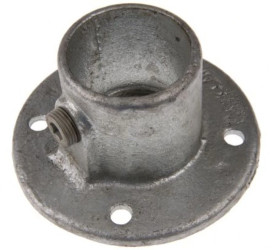 Kołnierz ścienny, Cast Iron, Kołnierz ścienny, 48mm, Rura okrągła, Typ 3