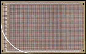 RE437-LF SMD prototyping board FR4 RM 1.27 mm, plated-through