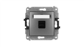 Icon Mechanizm Gniazda Pojedynczego 1Xusb C-C Grafitowy 11Igusb-7
