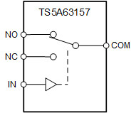 5-V, 2:1 (SPDT), 1-channel general-purpose analog switch with overshoot and undershoot protection